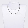 Natural Obsidian Beaded Necklaces NJEW-JN02492-09-4