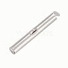 Iron Slide On End Clasp Tubes LS-X-IFIN-R212-3.0cm-P-2