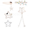 10pcs Iron Alloy Snap Hair Clips PHAR-CP0001-25-1