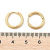 Ion Plating(IP) 304 Stainless Steel Huggie Hoop Earrings EJEW-F111A-14mm-G-5