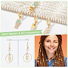 Alloy Enamel Ice Sucker & Ice Cream Pendant Locking Stitch Markers HJEW-AB00035-4