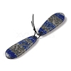 2Pcs Natural Lapis Lazuli Pendants G-A228-02H-2