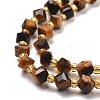 Natural Tiger Eye Beads Strands G-P463-39-4