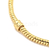 2.5MM Brass European Style Round Snake Chain Bracelets for Jewelry Making BJEW-G703-02G-2