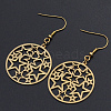 201 Stainless Steel Dangle Earrings STAS-S105-JN608-2-1