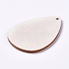 Unfinished Blank Wood Pendants WOOD-WH0098-66-2