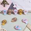 10Pcs 5 Styles Lion Silicone Beads JX652A-6