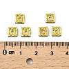 Brass Rhinestone Spacer Beads RSB072NFG-4