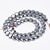 Non-magnetic Synthetic Hematite Beads Strands G-F396-23-8x3mm-2