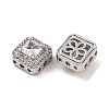 Brass Micro Pave Clear Cubic Zirconia Beads KK-S389-29P-2