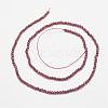 Natural Garnet Bead Strands G-P279-37-2mm-2