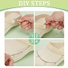 4Pcs 2 Styles Alloy Shoe Decoration Chain AJEW-FG0003-81A-4