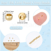 2000Pcs Brass Crimp Beads KK-BBC0022-06A-G-2