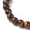 Round Natural Mixed Stone Beads Stretch Bracelets Set BJEW-JB07293-9