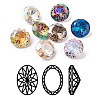 K9 Glass Rhinestone Pointed Back Cabochons RGLA-P030-06A-M01-1