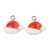 Christmas Theme Opaque Resin Pendants RESI-S08-02D-1