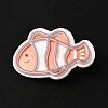 Ocean Theme Fish Acrylic Alligator Hair Clips LS-OHAR-A009-01H-2
