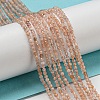 Natural Multi-Moonstone Beads Strands G-A097-A03-01-2