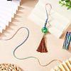 2 Rolls Segment Dyed Cotton Twisted String Cord OCOR-TA0002-95C-7