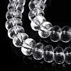 Transparent Glass Beads Strands GLAA-N001-63A-3