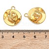 304 Stainless Steel Pendants STAS-P446-08G-3