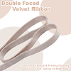 3 Rolls Double-sided Velvet Ribbon OCOR-DR0001-08B-3