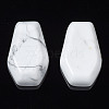 Natural Howlite Cabochons G-N336-001E-2