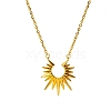 Sunflower Pendant Stainless Steel Necklaces for Women ZH6768-1-1