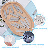 40Pcs 201 Stainless Steel Pendants STAS-DC0016-30A-4