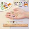 SUNNYCLUE DIY Flocky Earring Making Kits DIY-SC0013-82-3