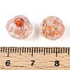 Handmade Foil Lampwork Beads FOIL-T007-01D-4