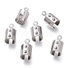 Tarnish Resistant 304 Stainless Steel Folding Crimp Ends STAS-O130-03C-1