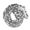 Frosted Crackle Glass Beads X1-GLAA-U001-8mm-M06-3