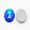 Acrylic Rhinestone Flat Back Cabochons GACR-Q011-10x14-05-2