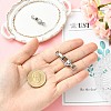 2Pcs 2 Styles Stainless Steel Lobster Claw Clasps STAS-CJ0003-62-4