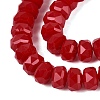 Opaque Glass Beads Strands GLAA-Q114-01A-B04-3