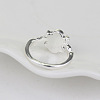 Alloy with Natural Lapis Lazuli Finger Rings FS-WGF3EDB-03-6