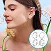 4Pcs 4 Styles 925 Sterling Silver Cuff Earrings EJEW-PH0001-38P-5