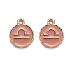 Alloy Enamel Pendants ENAM-S124-01B-11K-1