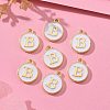 Golden Plated Alloy Charms ENAM-S118-01B-5