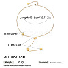 304 Stainless Steel Y Tassel Lariat Necklaces for Women WG3907F-01-2