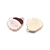 Christmas Theme Rack Plating Alloy Enamel Pendants ENAM-T021-15KCG-2