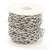 Tarnish Resistant 304 Stainless Steel Cable Chain STAS-B020-06P-4