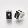 Alloy European Beads MPDL-S038-09Y-2