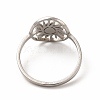 Non-Tarnish 304 Stainless Steel Hollow Out Sun Finger Ring for Women RJEW-K239-09P-2