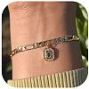 304 Stainless Steel Crystal Rhinestone Charm Bracelets FS-WG4E3AB-12-1