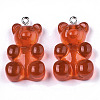 Transparent Resin Pendants X-CRES-N022-129-2