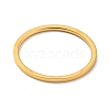 Ion Plating(IP) 304 Stainless Steel Simple Plain Band Finger Ring for Women Men RJEW-F152-05G-D-2