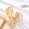 304 Stainless Steel Cuff Bangles BJEW-B108-10G-3