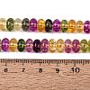 Crackle Transparent Glass Beads Strands GLAA-N074-02A-03-4